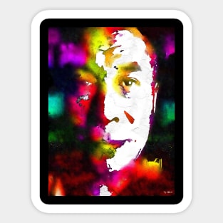 Dalai Lama Grunge Sticker